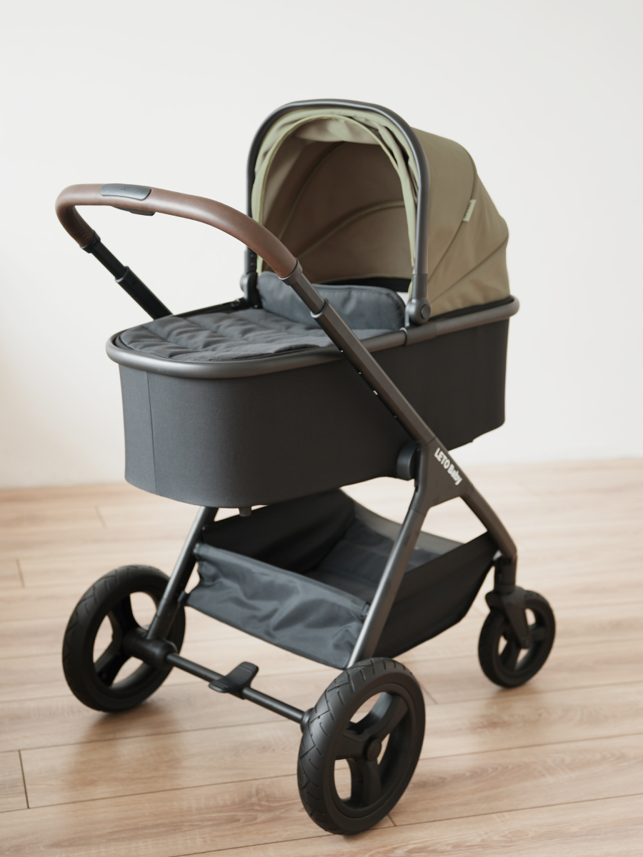 Коляска для новорожденных 2 в 1 LETO Baby