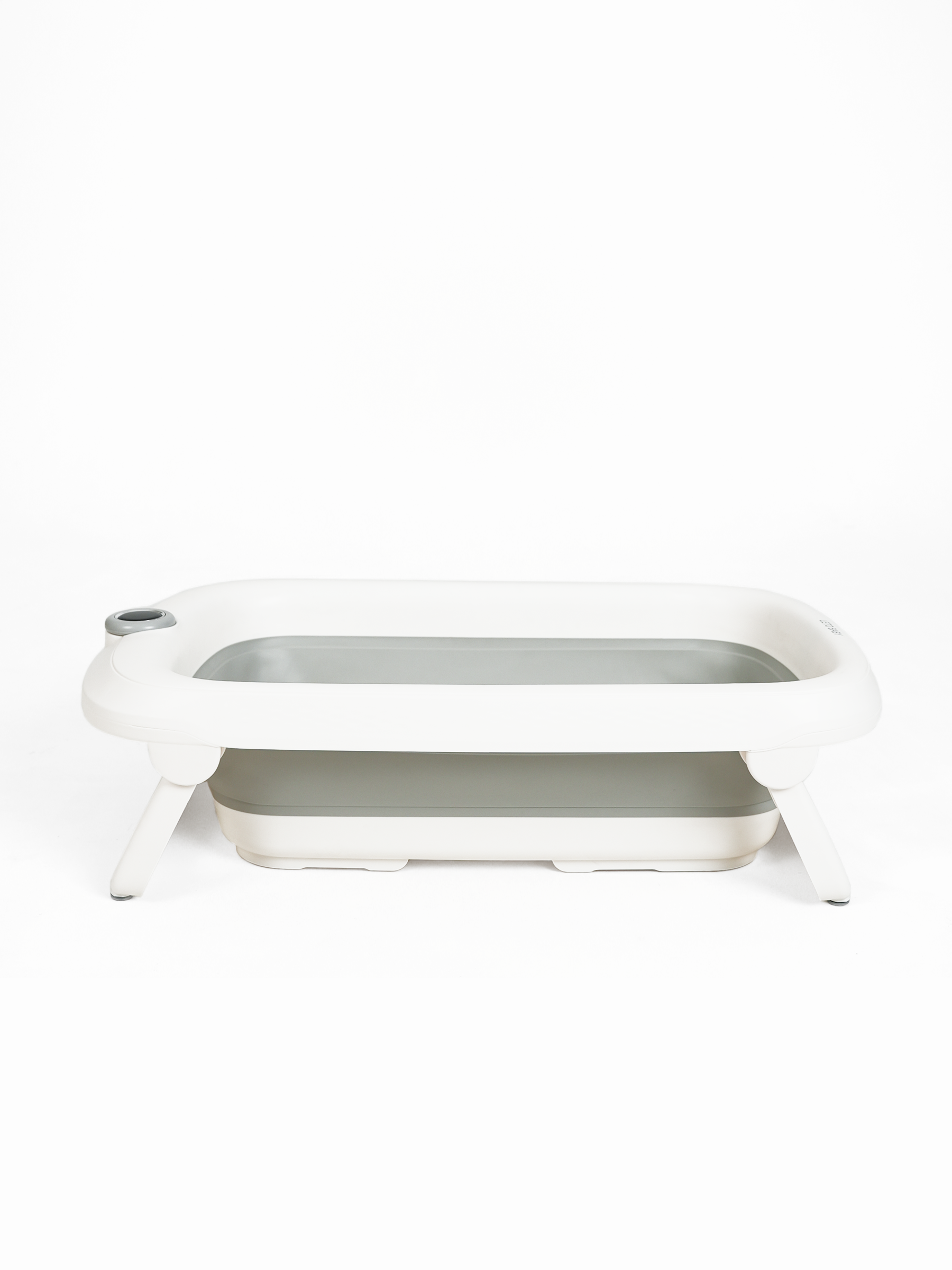 Ванночка для купания новорожденных складная с термометром